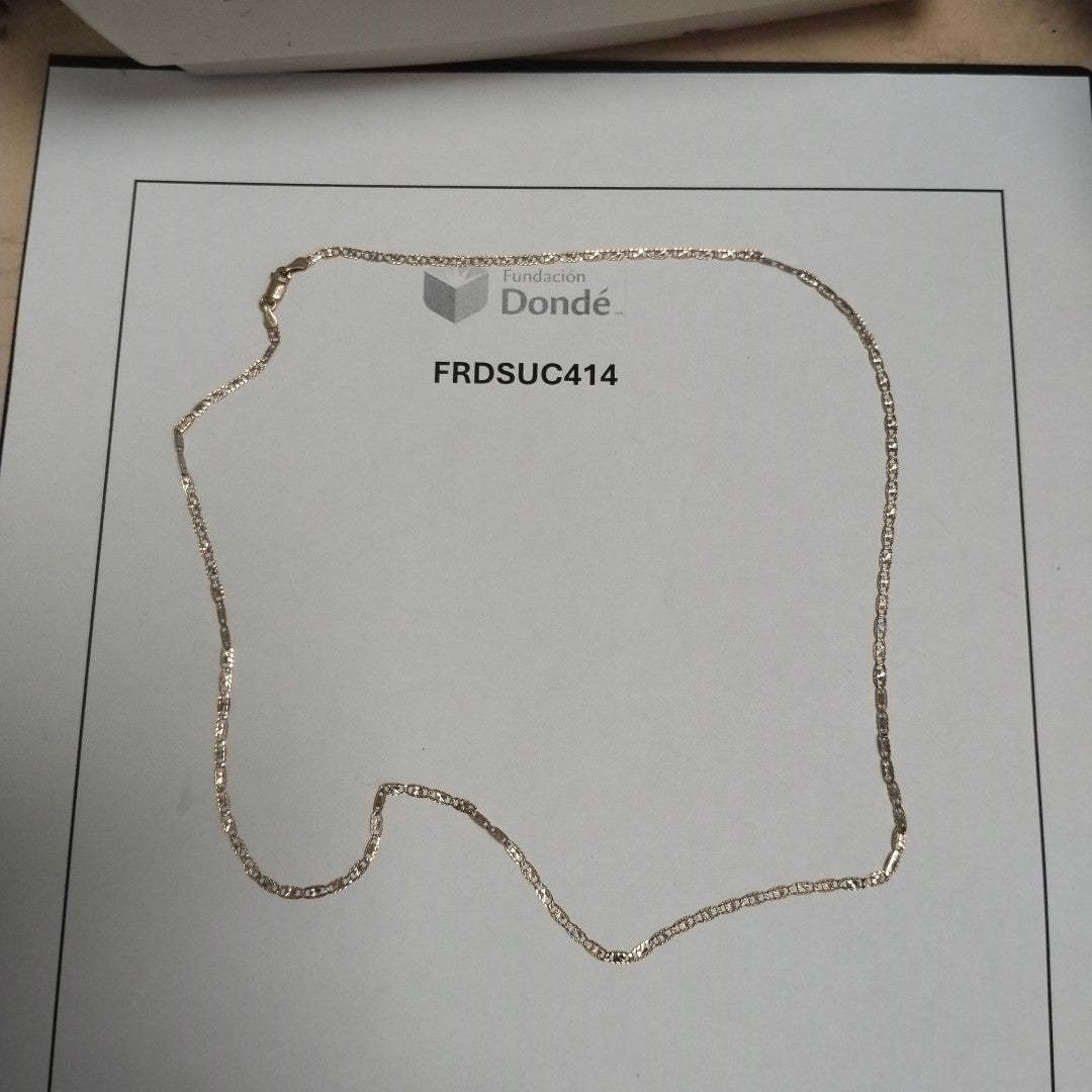 CADENA ORO 14 K 2.9 GRMS (SEMINUEVO)
