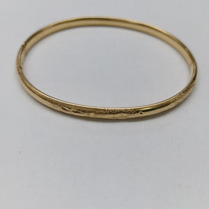 PULSERA RIGIDA ORO 14 K 5.9 GRMS (SEMINUEVO)