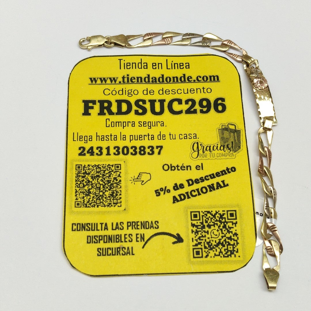 ESCLAVA ORO 14 K 2.8 GRMS (SEMINUEVO)