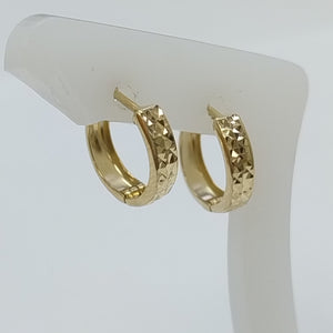 ARRACADAS PAR ORO 14 K 1.1 GRMS (SEMINUEVO)