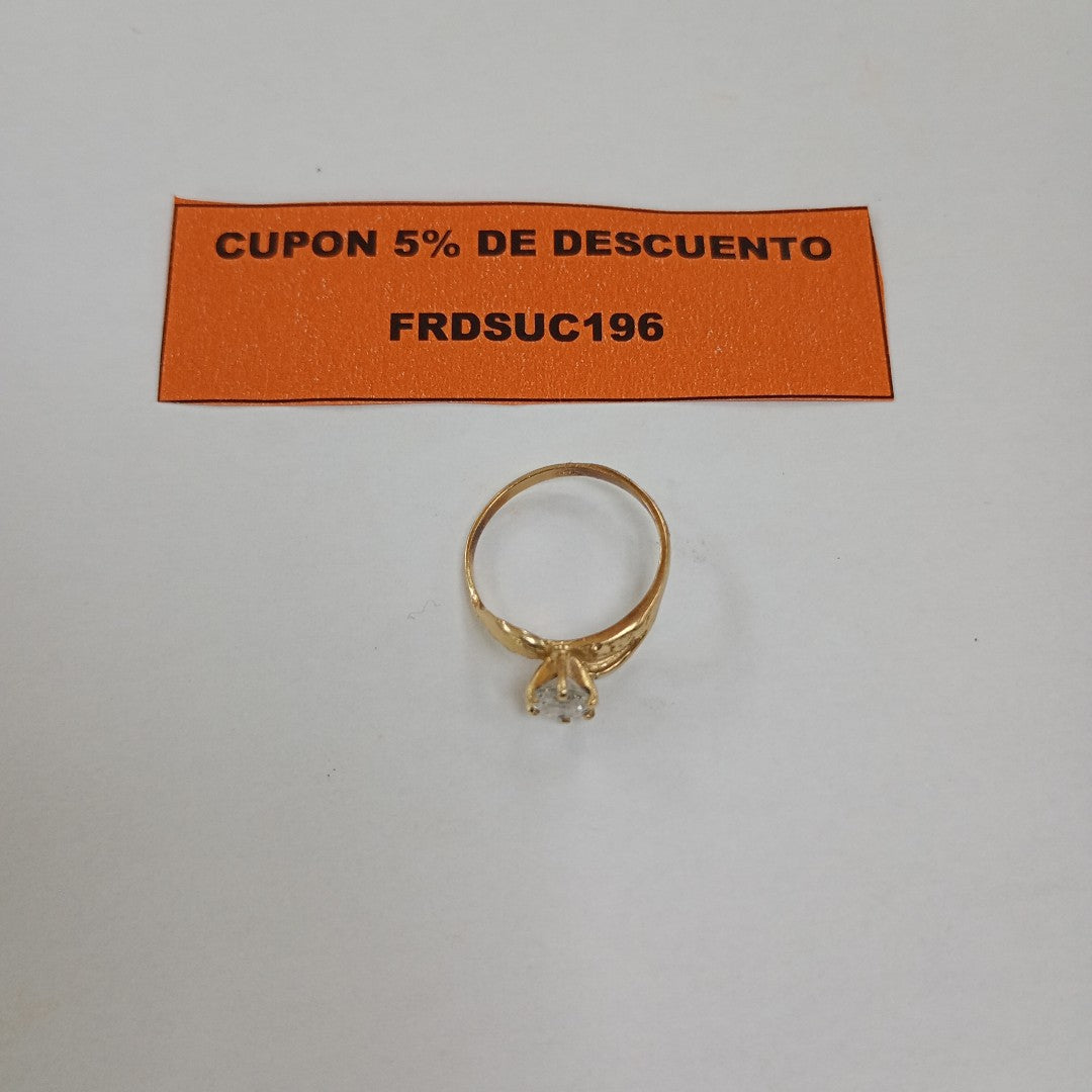 SOLITARIO ORO 14 K 1.7 GRMS (SEMINUEVO)