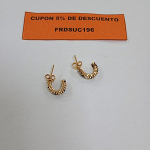 ARETES PAR ORO 14 K 2 GRMS (SEMINUEVO)