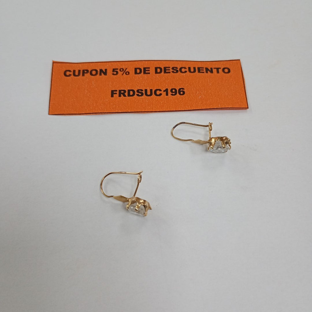 ARETES PAR ORO 10 K 1.3 GRMS (SEMINUEVO)