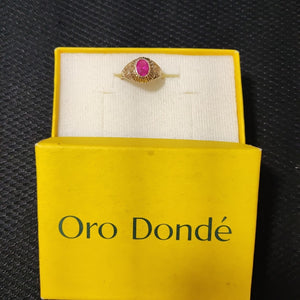 ANILLO DE GRADUACIÓN ORO 10 K 2,30 GRMS (SEMINUEVO)