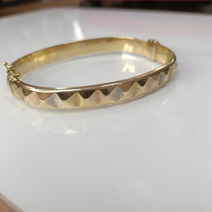 PULSERA RIGIDA ORO 14 K 8,50 GRMS (SEMINUEVO)