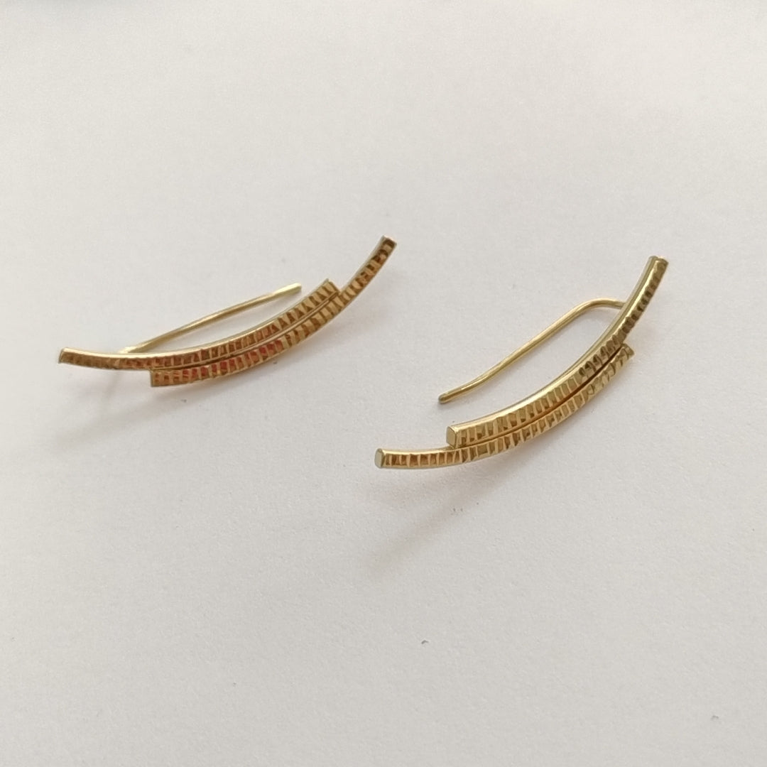 ARETES PAR ORO 14 K 1.3 GRMS (SEMINUEVO)