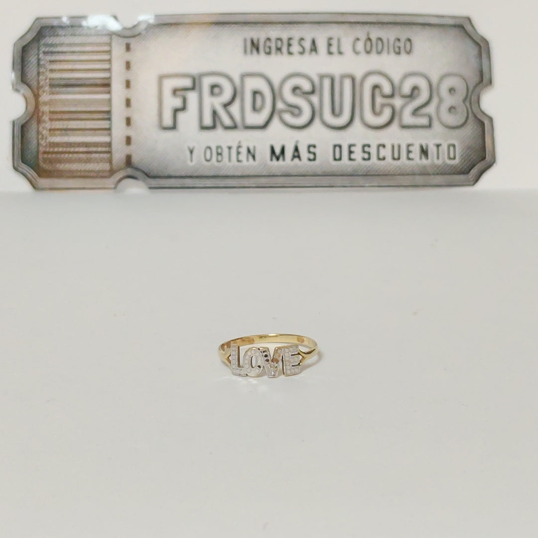 ANILLITO ORO, RODIADO 10 K 0.8 GRMS (SEMINUEVO)