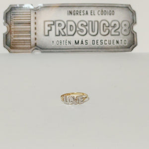 ANILLITO ORO, RODIADO 10 K 0.8 GRMS (SEMINUEVO)