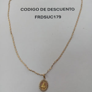 CADENA, DIJE ORO 10 K 3.5 GRMS (SEMINUEVO)