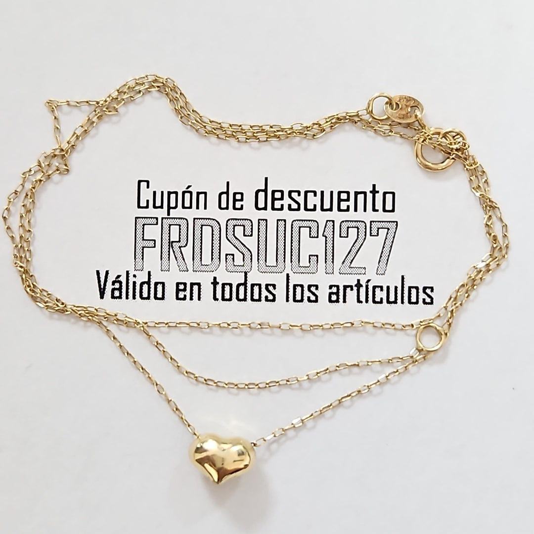 CADENA,DIJE ORO 14 K 0,80 GRMS (SEMINUEVO)