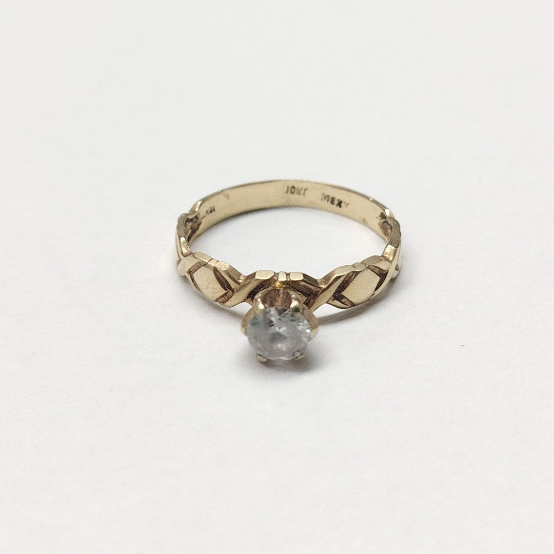 ANILLO ORO 10 K 1.9 GRMS (SEMINUEVO)