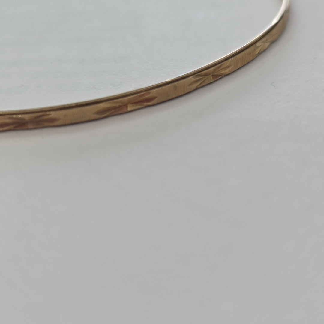PULSERA RIGIDA ORO 8 K 4,60 GRMS (SEMINUEVO)