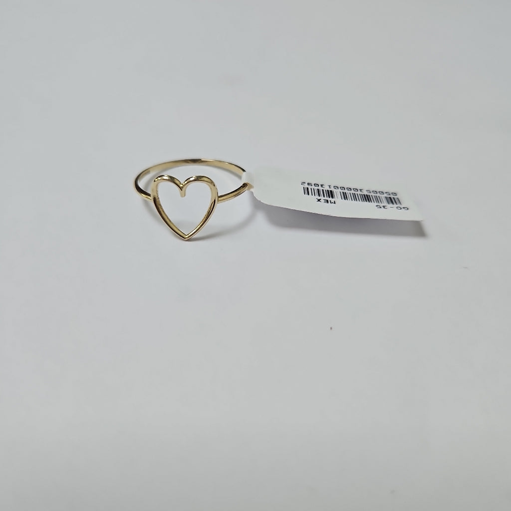 ANILLOS ANILLITO FIG CORAZON 10K TALLA 9 0.9 GR (NUEVO)