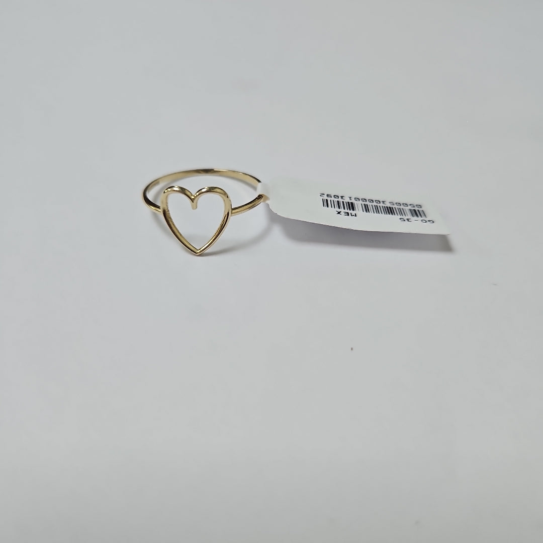 ANILLOS ANILLITO FIG CORAZON 10K TALLA 9 0.9 GR (NUEVO)