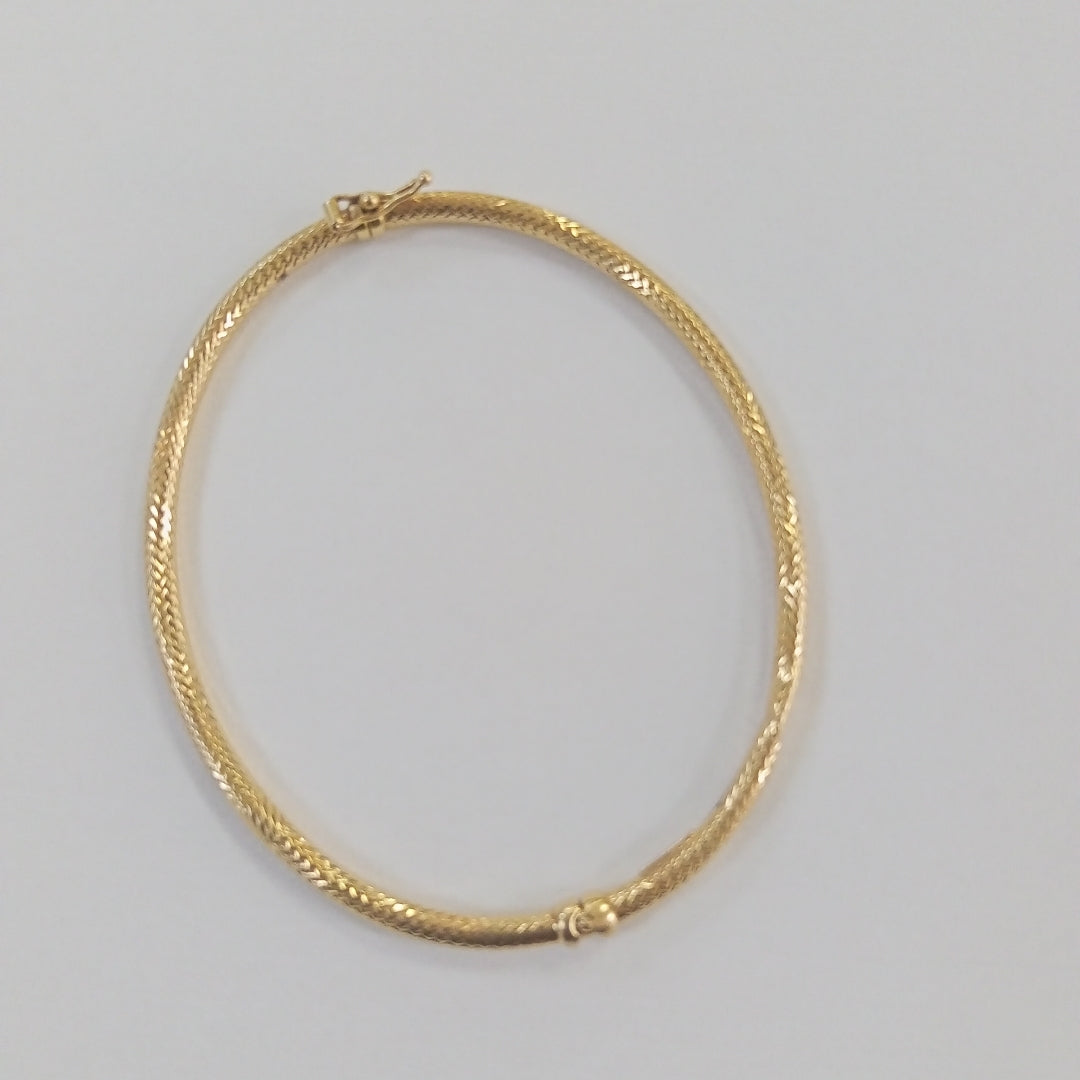 PULSERA RIGIDA ORO 14 K 3,80 GRMS (SEMINUEVO)