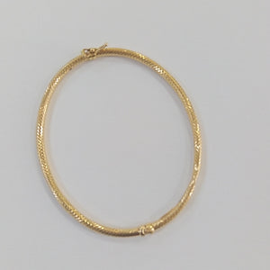 PULSERA RIGIDA ORO 14 K 3,80 GRMS (SEMINUEVO)