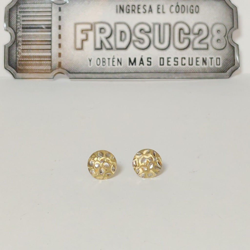 BROQUELES PAR ORO 10 K 1,00 GRMS (SEMINUEVO)
