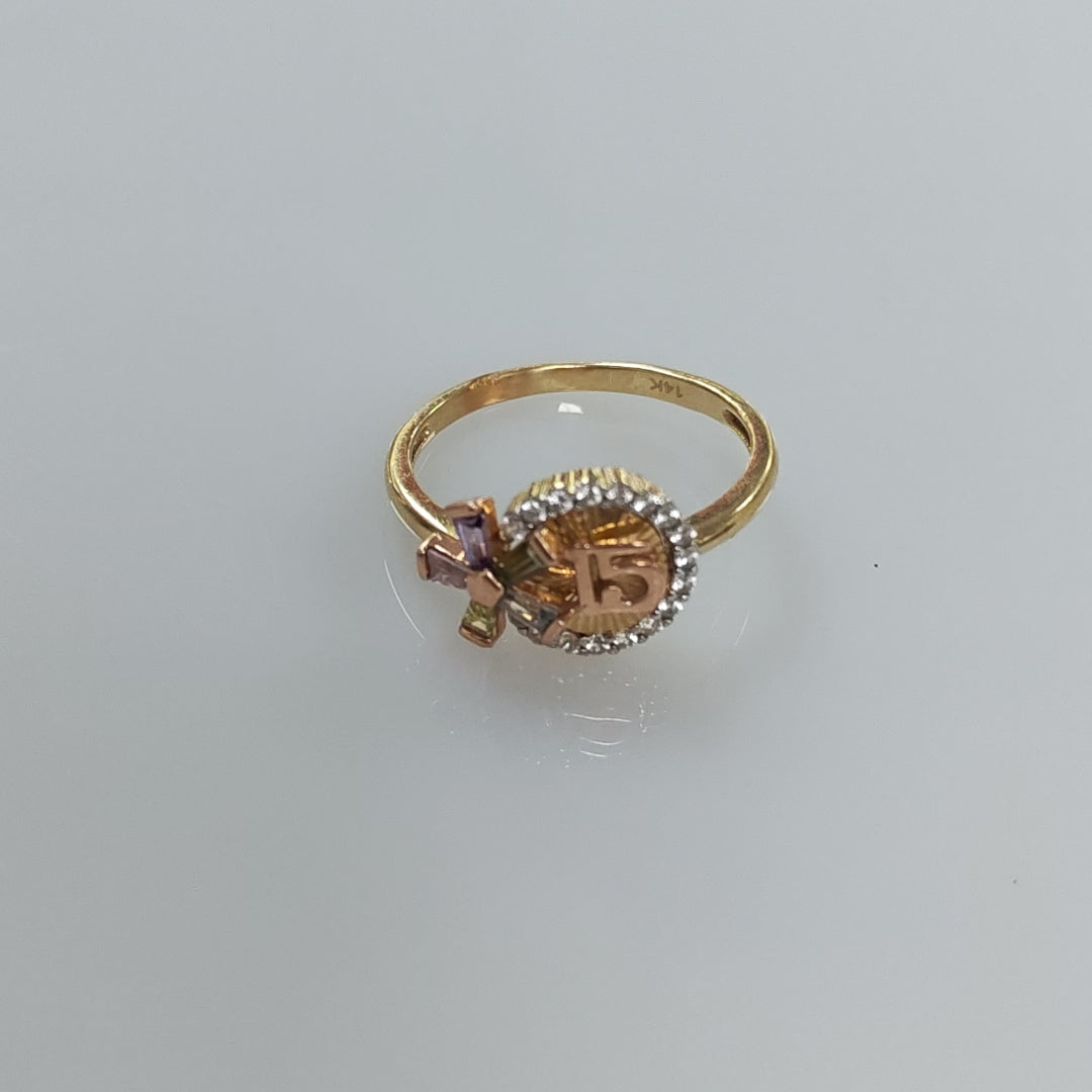 ANILLITO ORO 14 K 2.2 GRMS (SEMINUEVO)