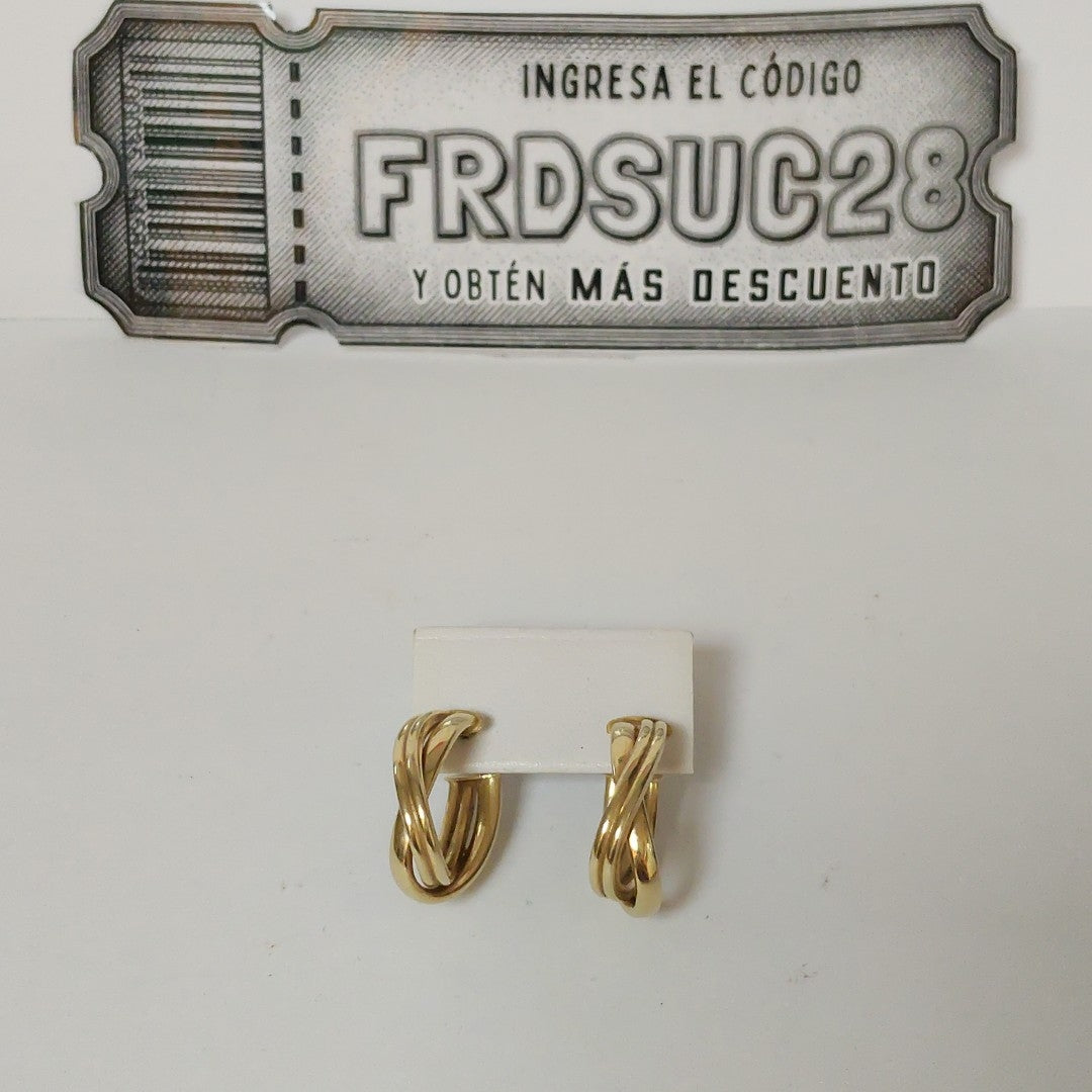 ARRACADAS PAR ORO 10 K 2,90 GRMS (SEMINUEVO)