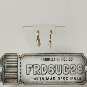 ARRACADAS PAR ORO 10 K 2,40 GRMS (SEMINUEVO)