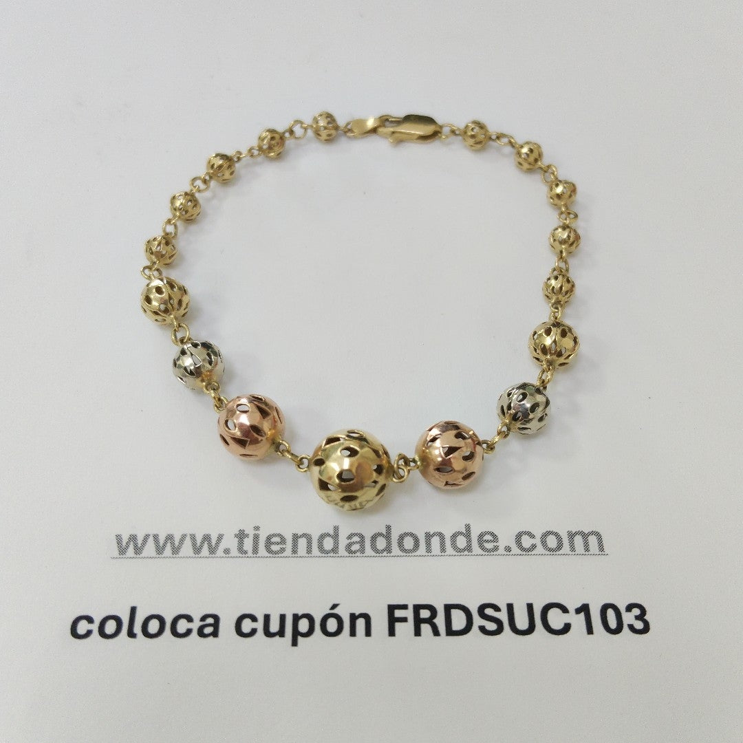 PULSERA ORO 14 K 8.5 GRMS (SEMINUEVO)