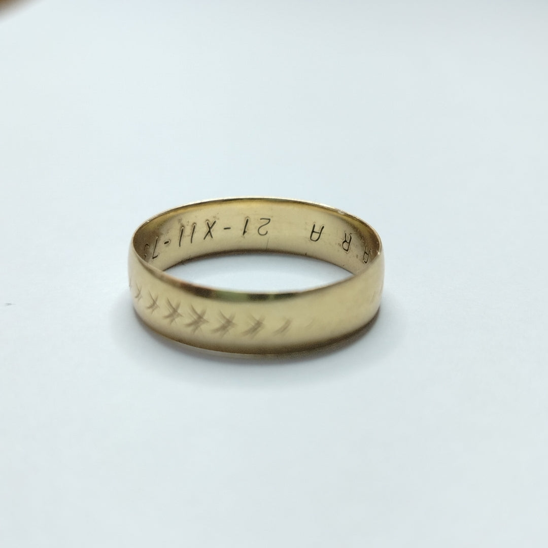 ARGOLLA ORO 14 K 3.5 GRMS (SEMINUEVO)