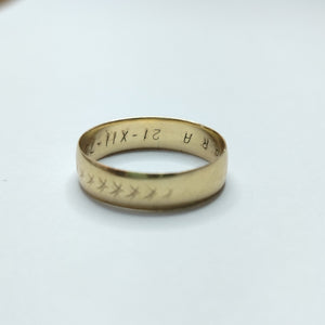 ARGOLLA ORO 14 K 3.5 GRMS (SEMINUEVO)