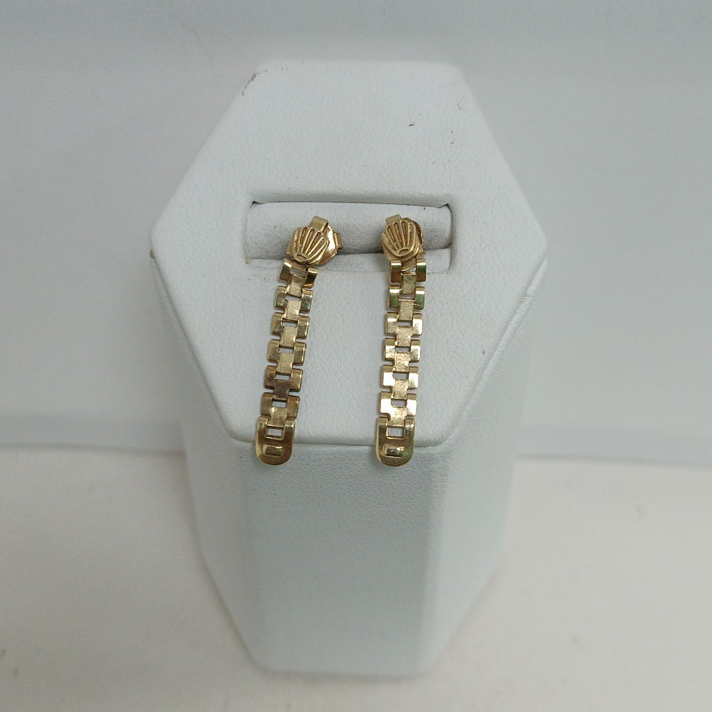 ARETES PAR ORO 14 K 1,80 GRMS (SEMINUEVO)