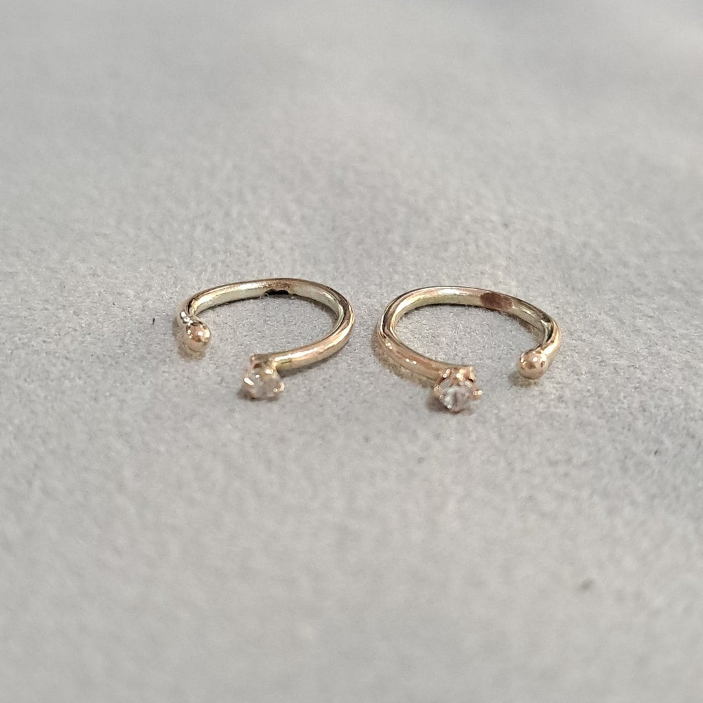 ARETES PAR ORO 8 K 0,80 GRMS (SEMINUEVO)