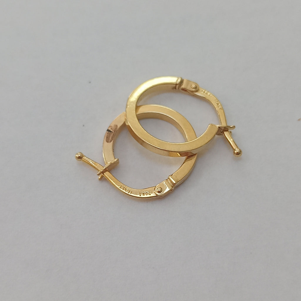 ARRACADAS PAR ORO 14 K 0,90 GRMS (SEMINUEVO)