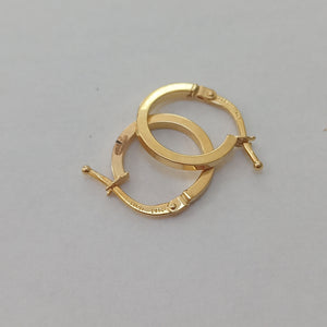 ARRACADAS PAR ORO 14 K 0,90 GRMS (SEMINUEVO)