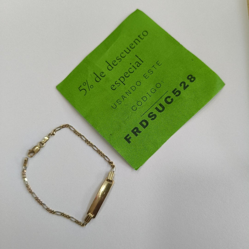 ESCLAVA ORO 14 K 3.2 GRMS (SEMINUEVO)