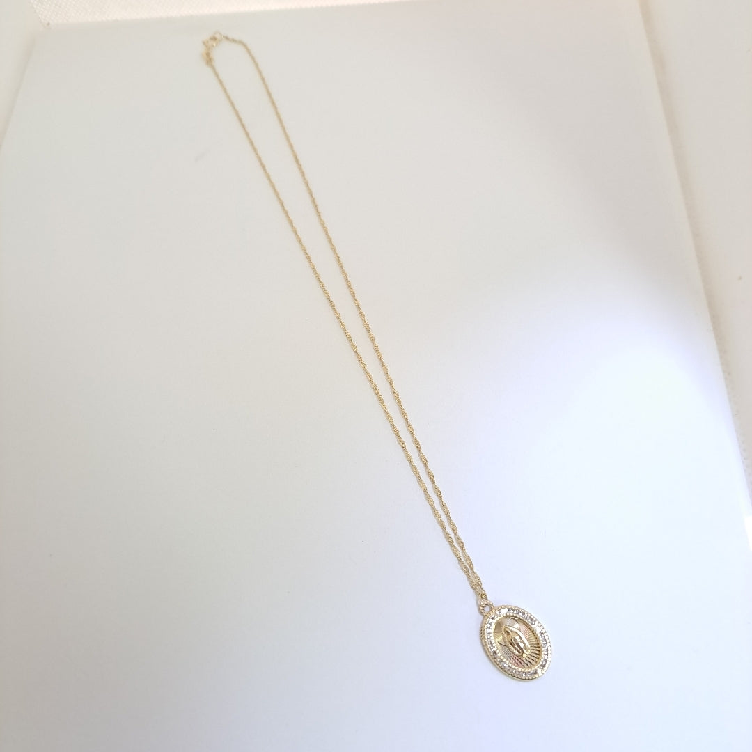 CADENA, DIJE ORO 10 K 2.2 GRMS (SEMINUEVO)