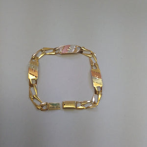 PULSERA ORO, RODIADO 10 K 7.6 GRMS (SEMINUEVO)