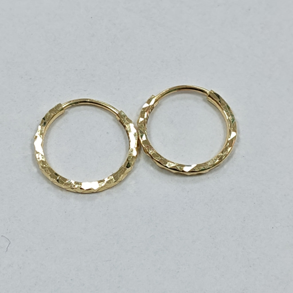 ARRACADAS PAR ORO 14 K 0,70 GRMS (SEMINUEVO)