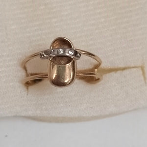 ANILLITO ORO, ORO BLANCO 14 K 2.9 GRMS (SEMINUEVO)