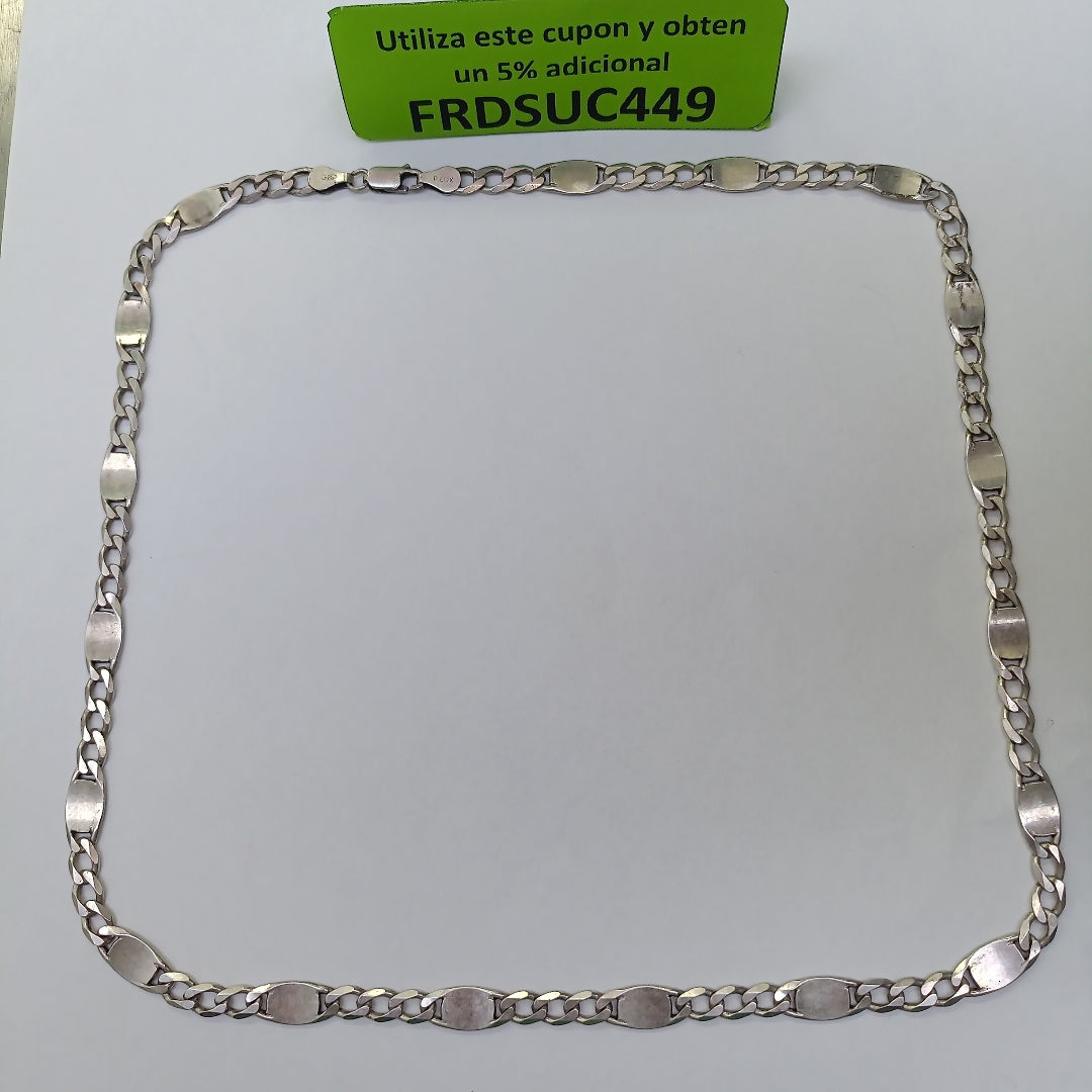 CADENA PLATA 22.7 GRMS (SEMINUEVO)