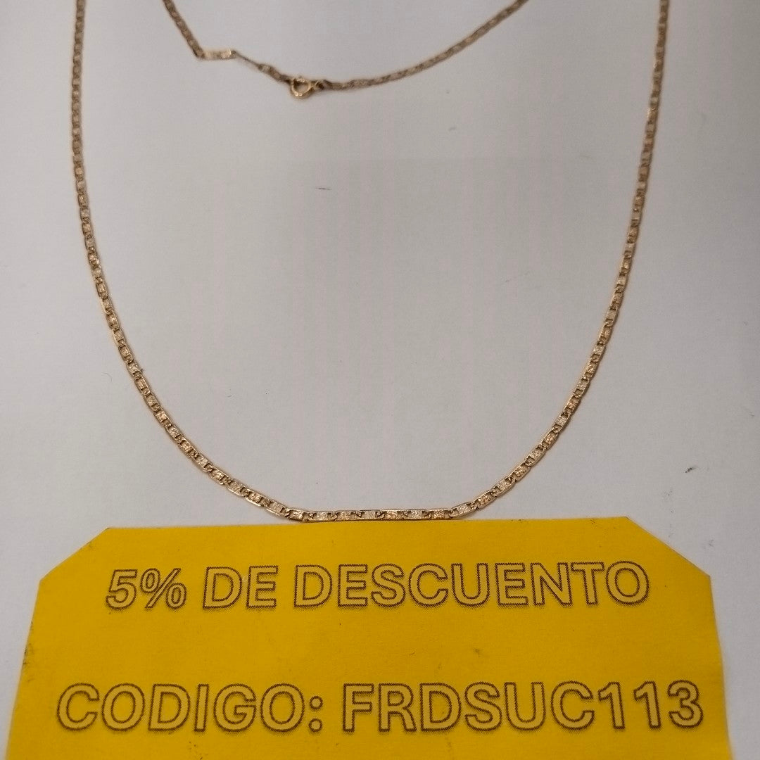 CADENA ORO 18 K 3.9 GRMS (SEMINUEVO)