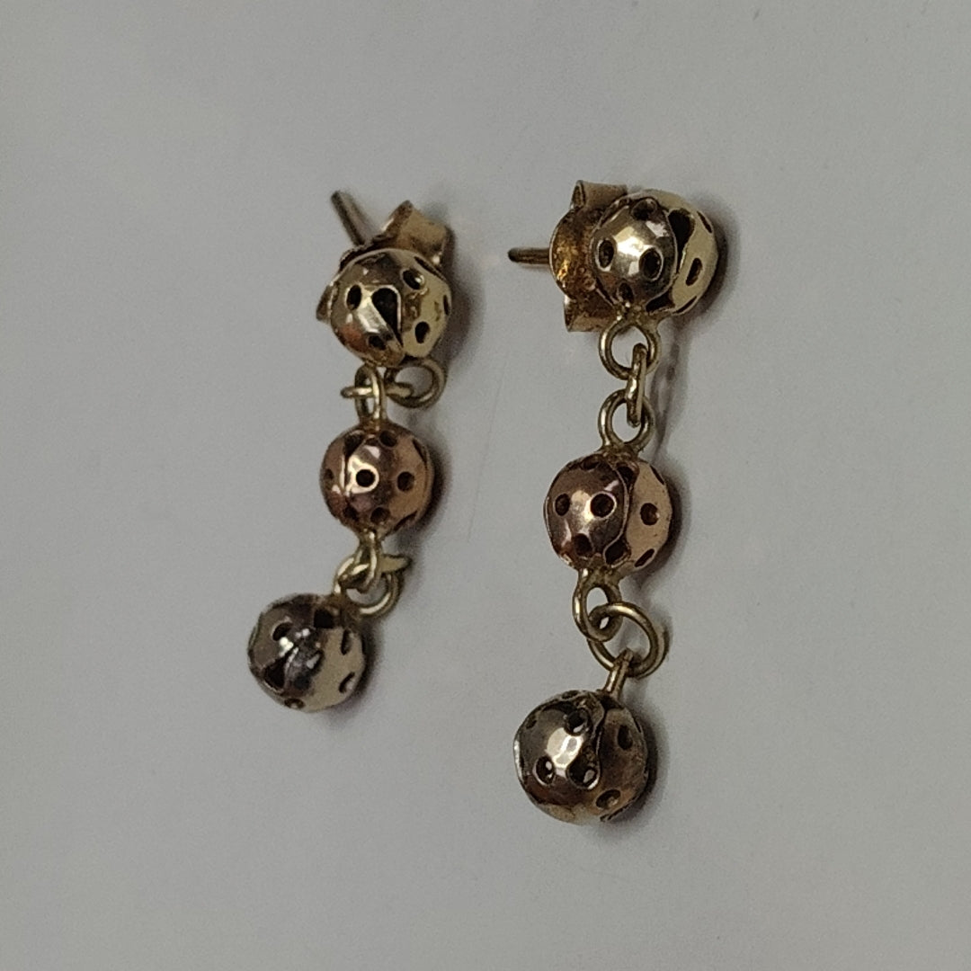 ARETES PAR ORO 10 K 2.1 GRMS (SEMINUEVO)