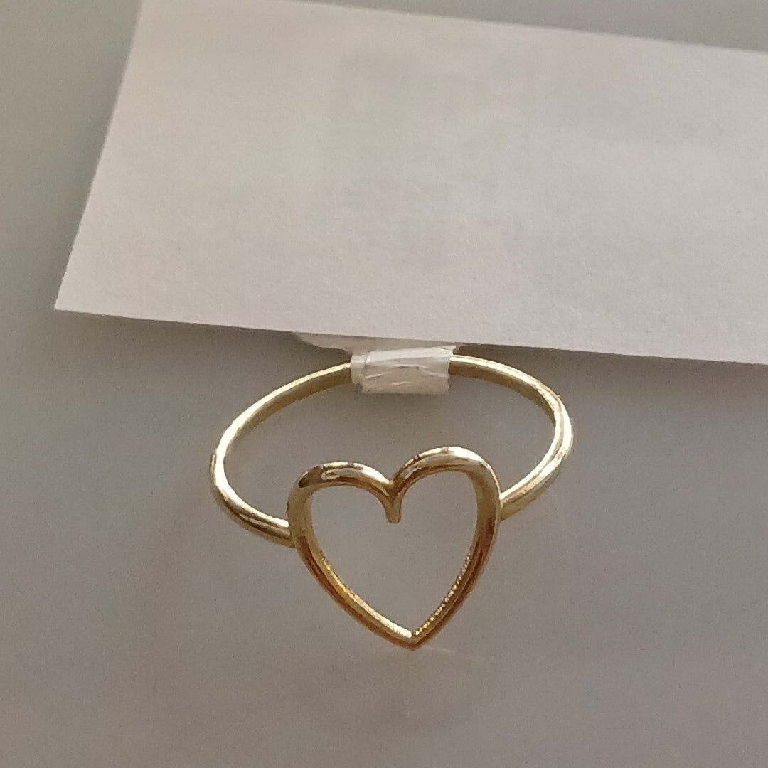 ANILLOS ANILLITO FIG CORAZON 10K TALLA 8 0.9 GR (NUEVO)