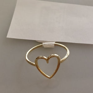 ANILLOS ANILLITO FIG CORAZON 10K TALLA 8 0.9 GR (NUEVO)