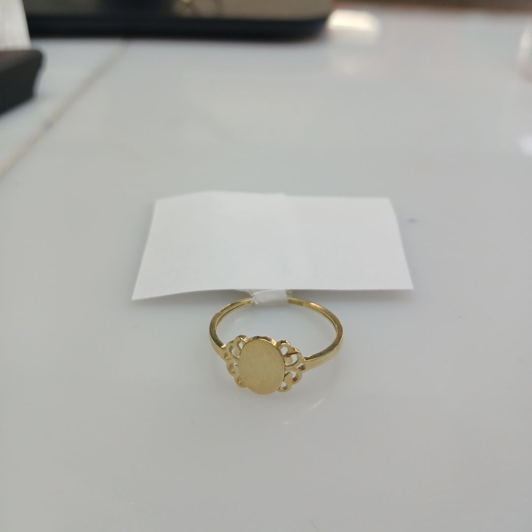 ANILLOS ANILLITO 10K TALLA 7 1 GR (NUEVO)