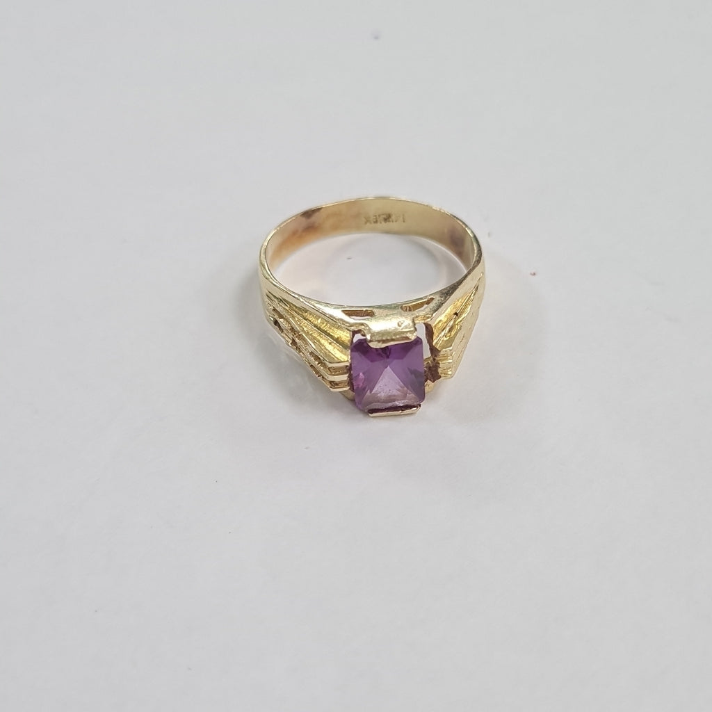 ANILLO ORO 14 K 3,70 GRMS (SEMINUEVO)