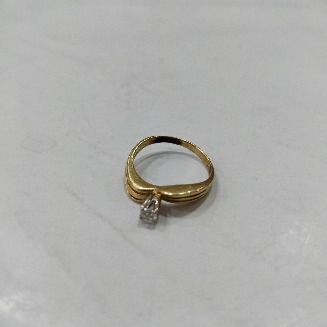 SOLITARIO ORO 14 K 2.4 GRMS (SEMINUEVO)