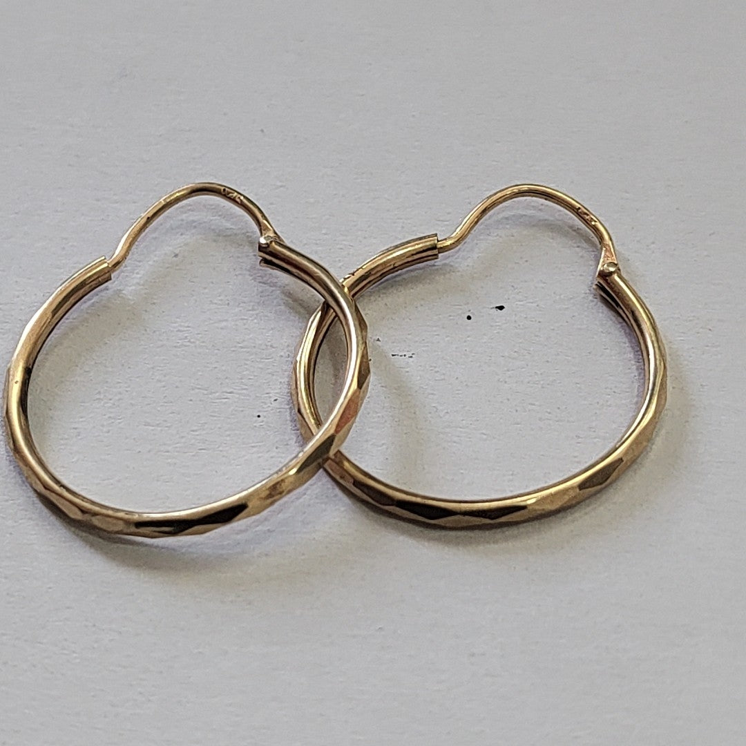 ARRACADAS PAR ORO 14 K 1.3 GRMS (SEMINUEVO)