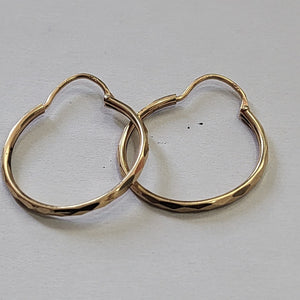 ARRACADAS PAR ORO 14 K 1.3 GRMS (SEMINUEVO)