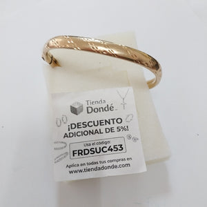 PULSERA RIGIDA ORO 14 K 9.3 GRMS (SEMINUEVO)