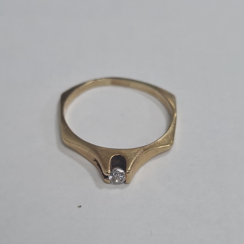 ANILLO ORO 14 K 2,00 GRMS (SEMINUEVO)