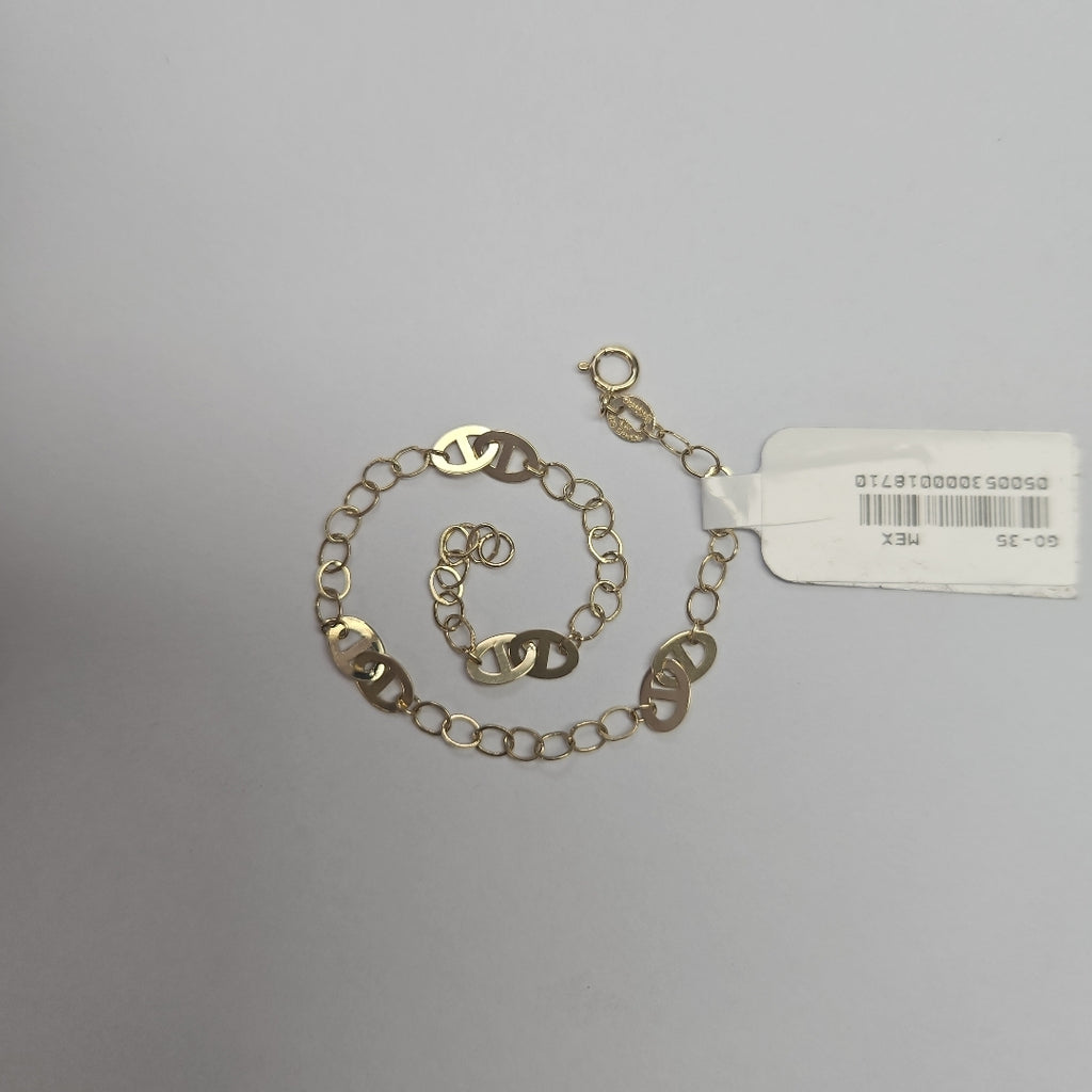 PULSERA ESPECIAL 14K 18 CM 1.6 GR (NUEVO)