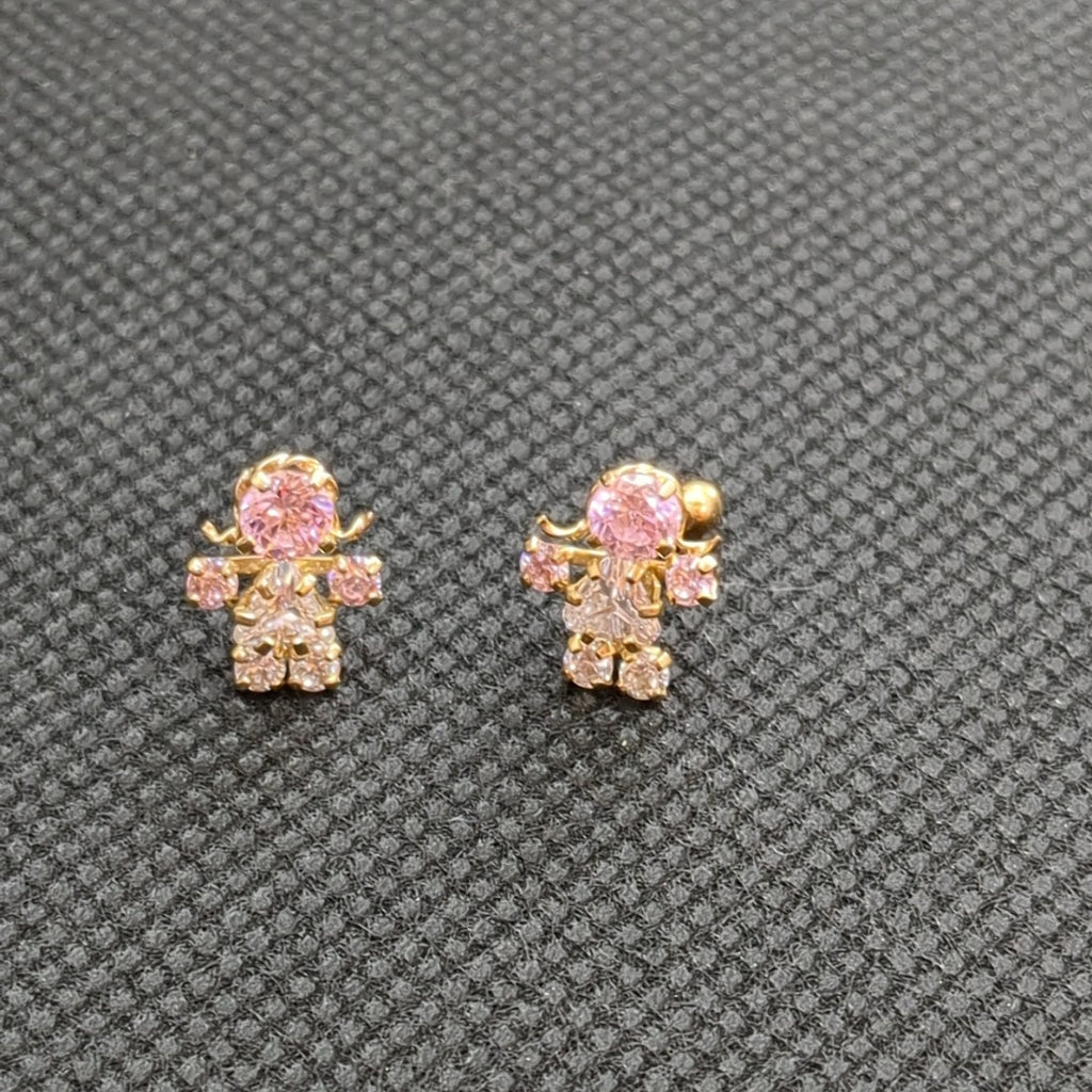 ARETES PAR ORO 10 K 1,10 GRMS (SEMINUEVO)
